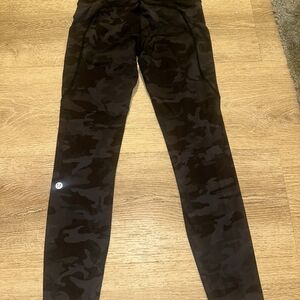 lululemon athletica Black Camouflage Leggings